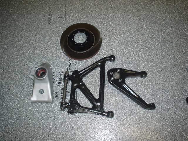 left front suspension