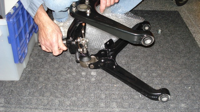 left front suspension