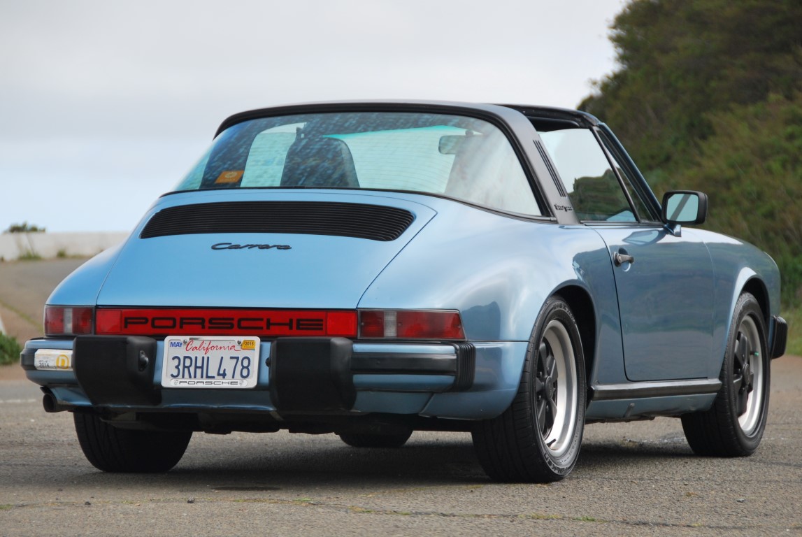 tangerine 1985 porsche 911 Carrera 3.2 targa for sale