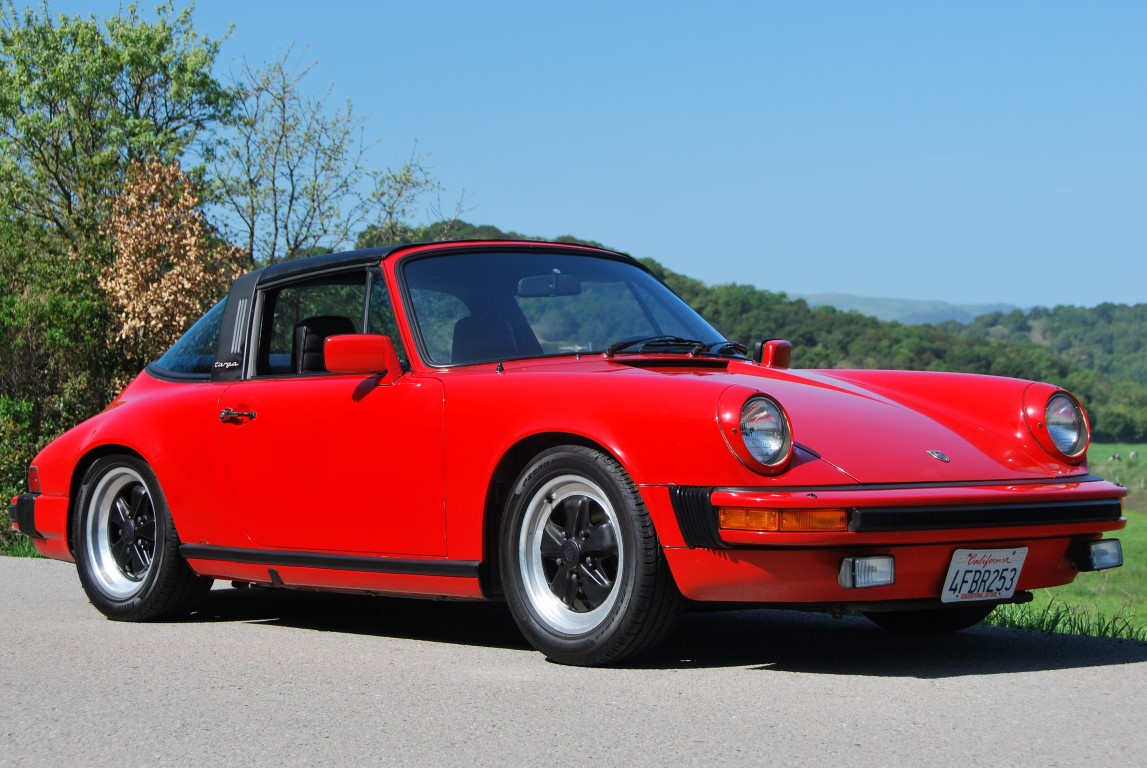 guards red 1982 Porsche 911SC Targa for sale