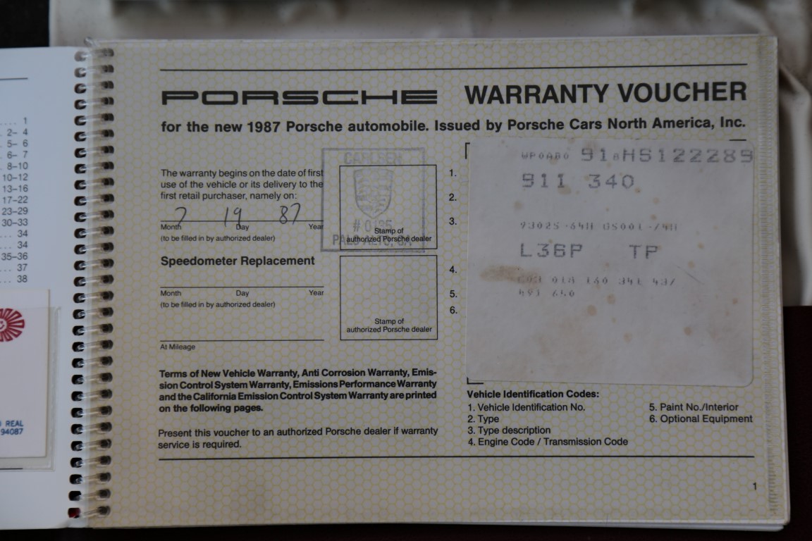 1987 Porsche 911 Carrera 3.2 M491 Turbo Look Coupe For Sale